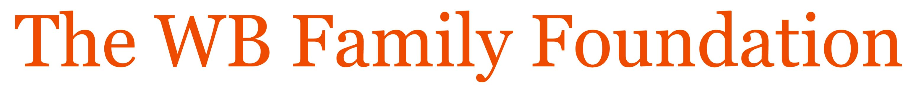 The WB Family Foundation