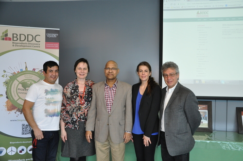 BDDC members and Prof. Mohanty meeting with Karla Morris and Jack Krepel (OMRIS representatives) at the BDDC