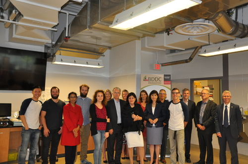 Group photo of AAFC visit