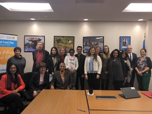 Group photo of the consultation at the UN environmental assembly