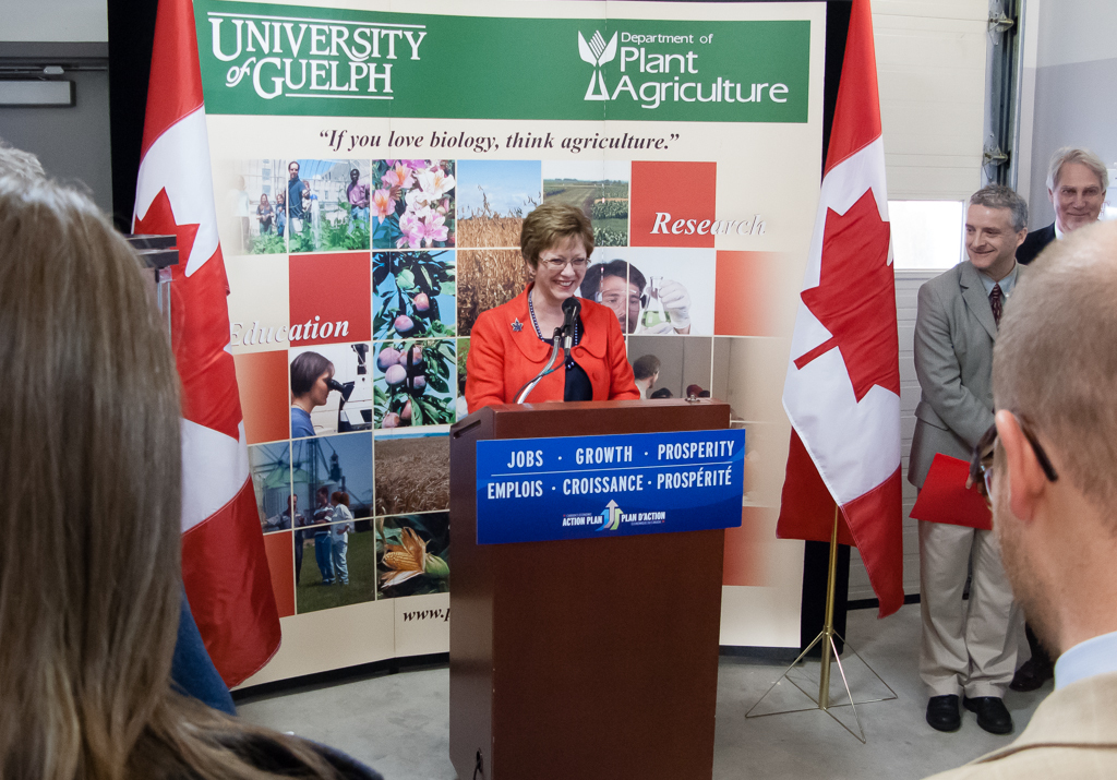 Hon. Diane Finley announcing the $2 million grant to the BDDC