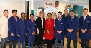 Group photo of BDDC and Dr. Sarah Overington.
