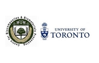 Centre for Biocomposites and Biomaterials Processings and University of Toronto logos