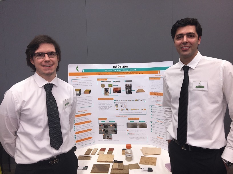 Michael Snowdon and Ehsan Behazin at the 21st Annual SOY contest with their first place project ~!ch value=