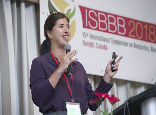 Emma Chow speaking at ISBBB 2018