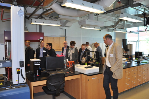 Delegation of French experts from industry and academic touring the BDDC facilities